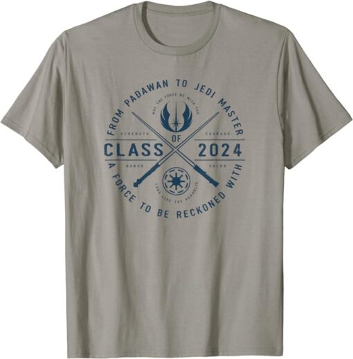 Star Wars Graduation Jedi Academy Class of 2024 New Grad T-Shirt