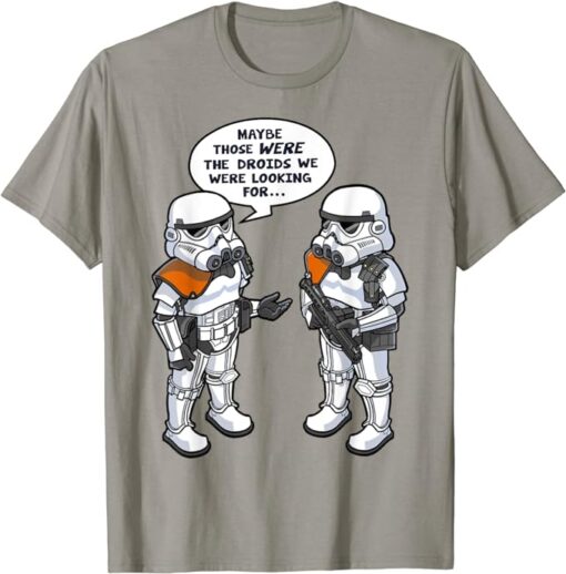 Star Wars Wrong Droids Funny Comic Disney+ T-Shirt