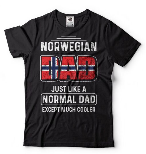 Norwegian Dad Father Day Gift Tshirt Birthday Gift For Dad Norway Norwegian Dad T-shirt Gift For Father Fathers Day Gift