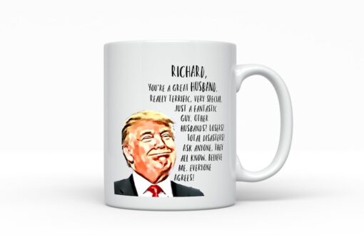 Trump Custom Husband, Personalized Trump, Husband Christmas, Customized Husband, Personalized Anniversary