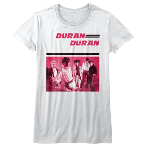 Duran Duran T-Shirt Vintage Women's White T-Shirt 1981 Album New Wave TShirt Vintage Band T-Shirt Womens TShirts Gift