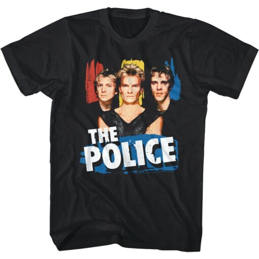 The Police Men's T-shirt Sting Greatest Hits Album Graphic Tee Pop Rock Concert Tour Merch Vintage Music T-Shirt