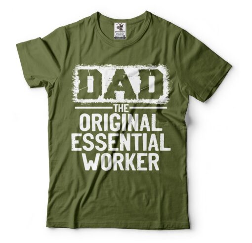 Father Day Gift Tshirt Father Day T Shirt Unique Father Gift Father Tee Unique Gift For Dad Dad Essential Worker