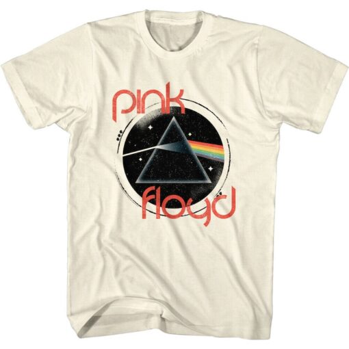 PINK FLOYD Dark Side of the Moon T-shirt Stars Space Rock Floyd Prism Vintage Psychedelic Rock Music Shirt Band Album