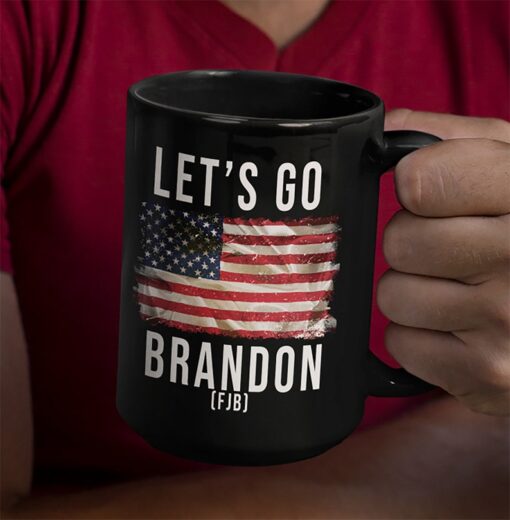 15 oz Let's Go Brandon Conservative Mug, Conservative Gifts, Republican Gifts, Patriot Mug, Funny FJB Coffee Mug