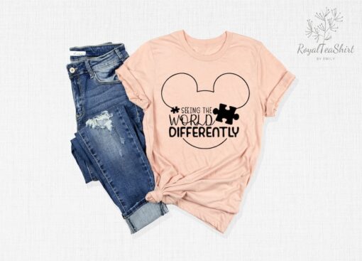 Autism Seeing The World Differently Shirt, Disney Autism Awareness Shirt, Disney Autism Month Shirt