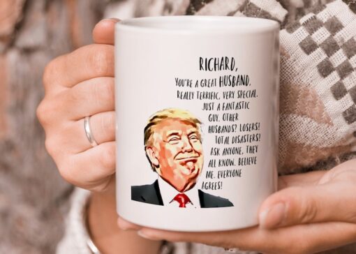 Trump Custom Husband, Personalized Trump, Husband Christmas, Customized Husband, Personalized Anniversary