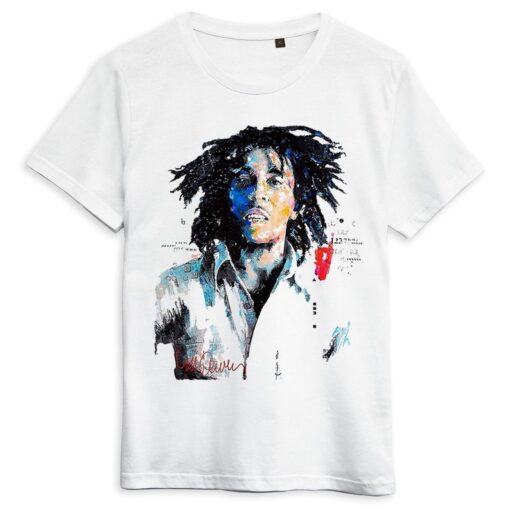 Bob Marley Graphic T-Shirt , Men's Women's Sizes , Cotton Tee (wra-069)