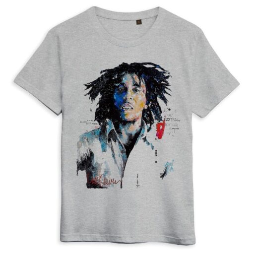 Bob Marley Graphic T-Shirt , Men's Women's Sizes , Cotton Tee (wra-069)