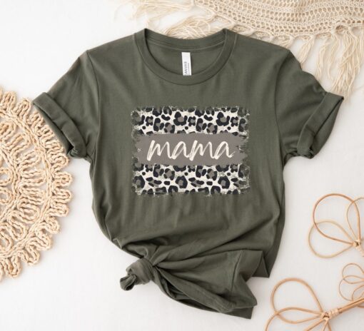 Mama Shirt | Mom Shirt | Mom Life Shirt | mama leopard | Gift for mom | New Mom Gift | Motherhood | Mama gifts