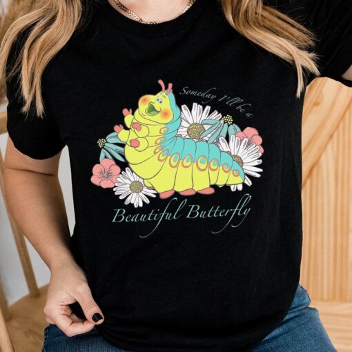 Disney Pixar A Bug’s Life Heimlich Beautiful Butterfly Shirt Magic Kingdom Holiday Unisex T-shirt Family Birthday Gift