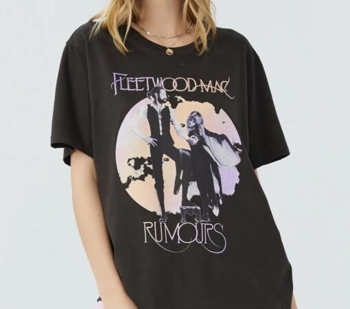 Vintage Fleetwood Mac Rumours Unisex Tee, Music Rock Band Shirt, Retro Music Shirt, Rock Music Lovers, Fan Gift U32G0