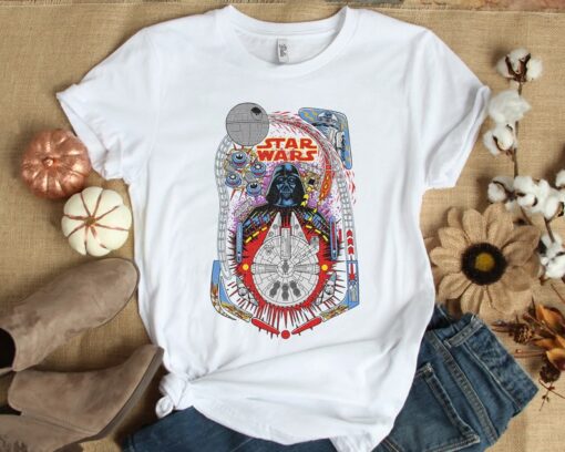 Star Wars Darth Vader Death Star Pinball Anakin Skywalker T-shirt