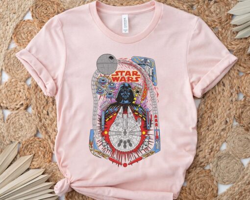 Star Wars Darth Vader Death Star Pinball Anakin Skywalker T-shirt