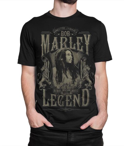 Bob Marley Legend Vintage T-Shirt, 100% Cotton Tee, Men's and Women's Sizes (wr-183)