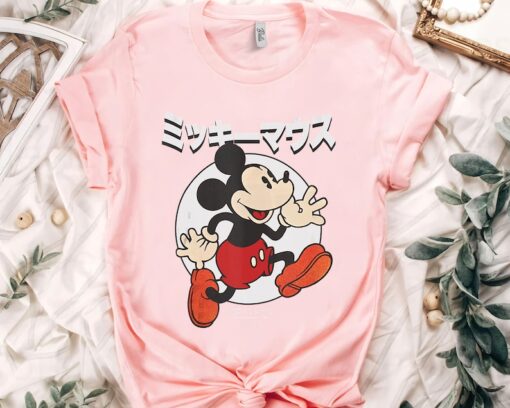 Disney Mickey And Friends Mickey Mouse Kanji Portrait Shirt