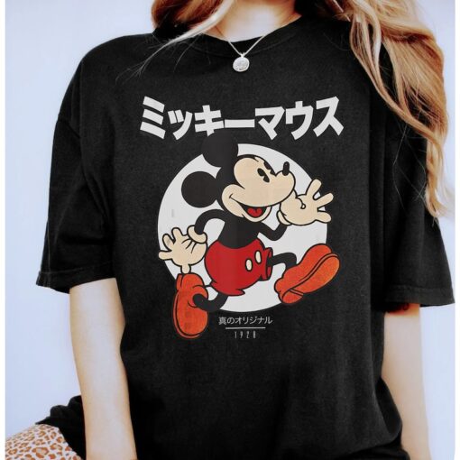 Disney Mickey And Friends Mickey Mouse Kanji Portrait Shirt