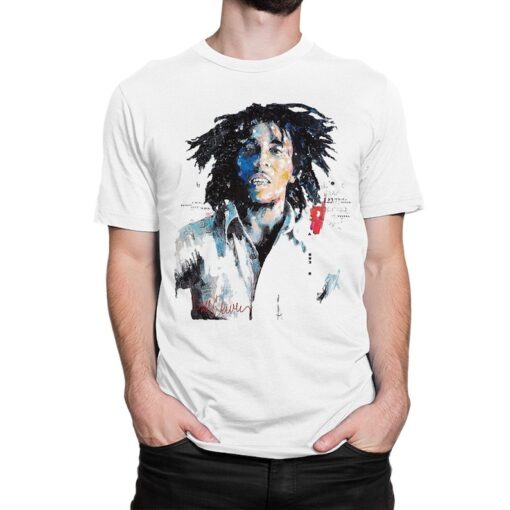 Bob Marley Legend T-Shirt, 100% Cotton Tee, Men's and Women's All Sizes (wra-069)