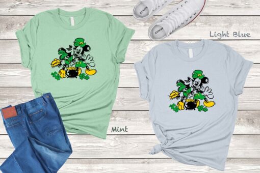 Disney St Patrick’s shirt, Minnie St Patrick’s shirt, Mickeys St Patrick’s shirt, Disney St Patrick’s Day T shirt