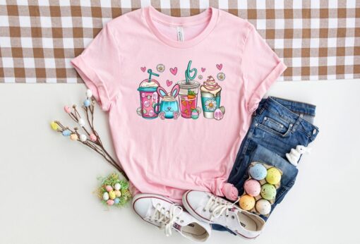 Easter Coffee Shirt,Easter Shirt,Matching Easter Shirt,Easter Day,Easter Bunny Shirt, Family Easter Shirt