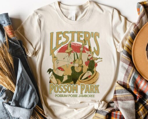 Disney A Goofy Movie Lester's Possum Park Retro T-shirt