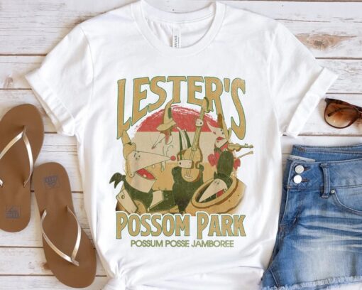 Disney A Goofy Movie Lester's Possum Park Retro T-shirt