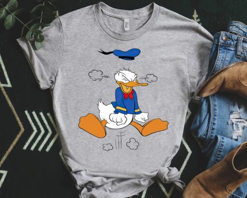 Disney Mickey And Friends Funny Donald Duck Angry Shirt