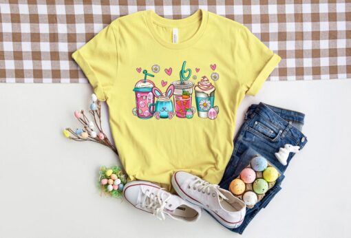 Easter Coffee Shirt,Easter Shirt,Matching Easter Shirt,Easter Day,Easter Bunny Shirt, Family Easter Shirt