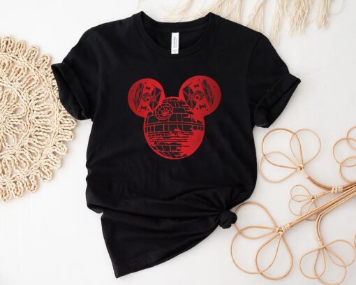 Star Wars Mickey Ears Shirt, Disney Star Wars Death Star Mickey Ears T-Shirt, Inspired Disney Shirt