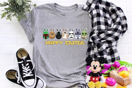 Star Wars Happy Easter, Easter Eggs Star Wars Shirt, Disney Star Wars Characters Happy Easter Eggs Shirt