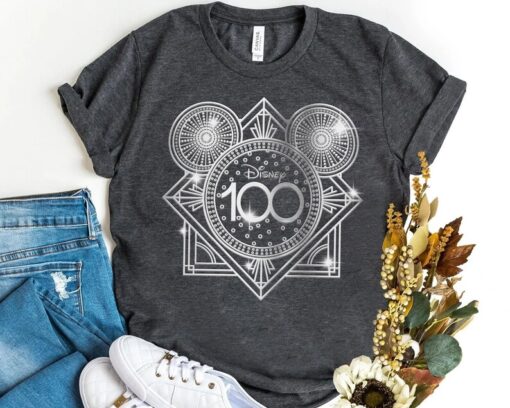 Disney 100 Years Of Wonder Mickey Mouse Logo Shirt, Walt Disney Company Unisex T-shirt