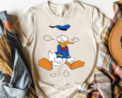 Disney Mickey And Friends Funny Donald Duck Angry Shirt