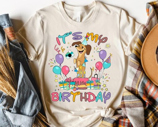 Cute Dachshund Custom Presents It's My Birthday Unisex T-shirt, Funny Teckel Dog Lover Matching Tee