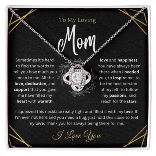 To My Mom Necklace, Mom Birthday Gift From daughter, Mothers Day Gift from daughter, Gift for mom on my wedding day