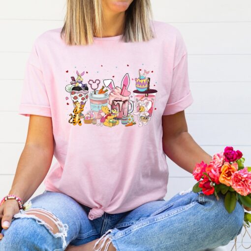 Disney Easter Coffee Shirts, Disney Easter Theme Shirts, Disney and Coffee Lover Shirts, Bunny Shirts, Easter Day Shirt