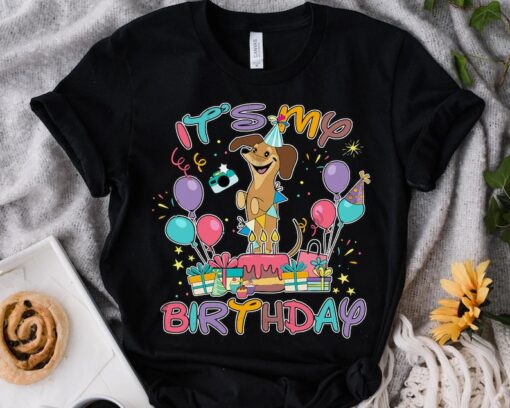 Cute Dachshund Custom Presents It's My Birthday Unisex T-shirt, Funny Teckel Dog Lover Matching Tee