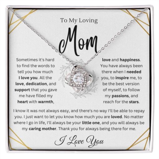 To My Mom Necklace, Mothers Day Gift from daughter, Mom Birthday Gift From daughter, Gift for mom on my wedding day