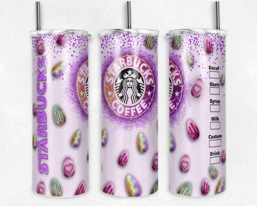 Starbucks Easter Purple Tumbler, Cute and Eye catching Starbucks easter tumbler, Starbucks Easter Tumbler