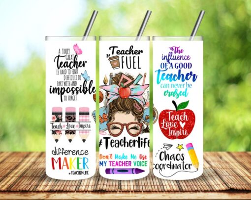 Teacher Life Sublimation Tumbler