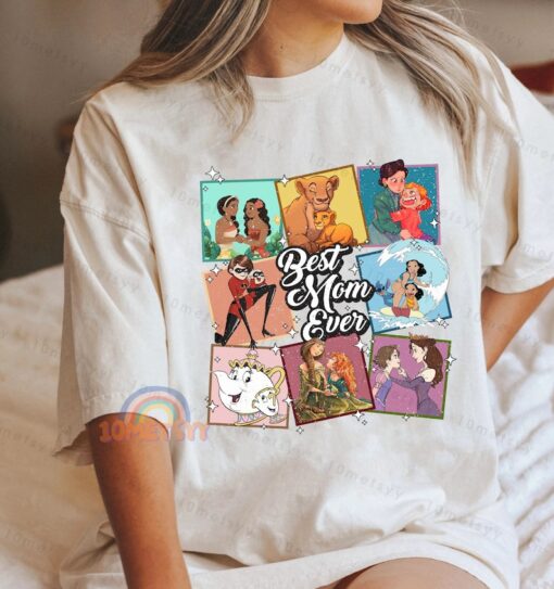 Disney Characters Best Mom Ever Mother's Day, Disney Mothers Day, Mothers Day Shirt, Gift For Mom, Best Disney Mom Ever