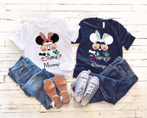 Custom Family Easter T-Shirt, Personalized Disney Shirt, Easter Day Shirt, Easter Family Trip Shirt