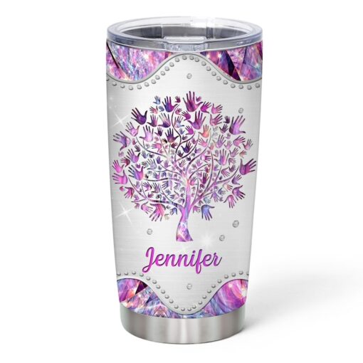 Personalized Social Worker Nutrition Fact Tumbler