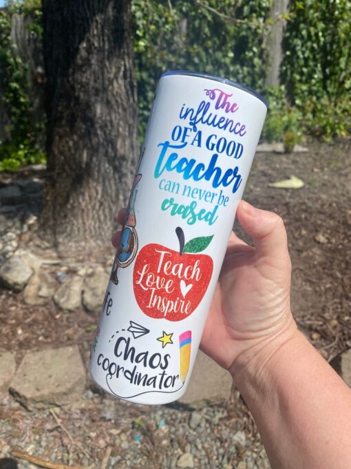 Teacher Life Sublimation Tumbler