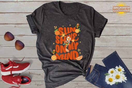 Disney Orange Bird Shirt, Orange Bird Sunshine On My Mind Summer, Disney Beach Tank Top, Summer Vacation Shirt