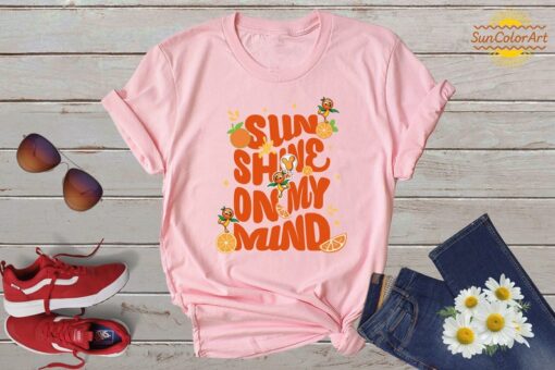 Disney Orange Bird Shirt, Orange Bird Sunshine On My Mind Summer, Disney Beach Tank Top, Summer Vacation Shirt