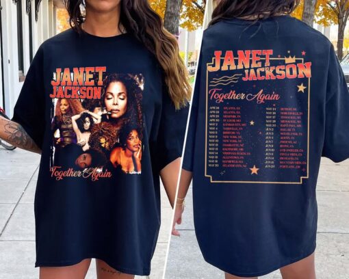 Together Again 2023 Janet Jackson Shirt , Janet Jackson tour 2023 shirt , Janet Jackson Shirt , Gift for men