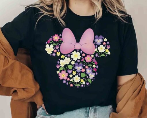 Cute Disney Minnie Mouse February Birth Month Birthstone & Flower Shirt, Mickey And Friends Tee