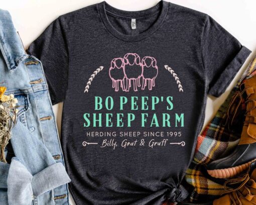 Disney Pixar Toy Story Bo Peep’s Sheep Farm Goat & Gruff 1995 Shirt