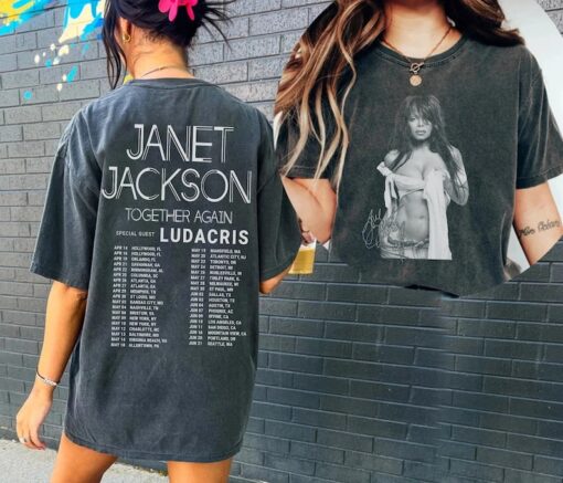 Together again Ludacris tour 2023 ,Janet Jackson shirt