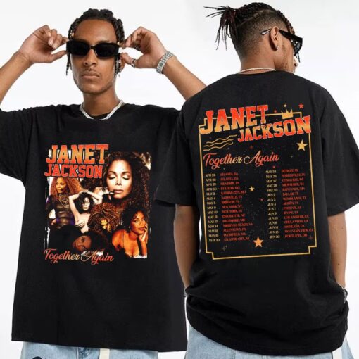 Together Again 2023 Janet Jackson Shirt , Janet Jackson tour 2023 shirt , Janet Jackson Shirt , Gift for men